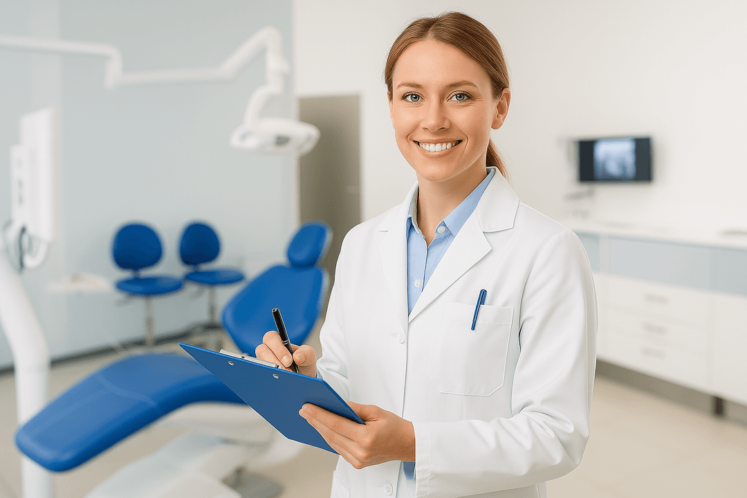 Doctor with clipboard